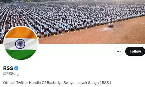 ആർ.എസ്.എസ് പ്രൊഫൈലിലെ കാവിക്കൊടി മാറ്റി; തീരുമാനം വ്യാപക വിമർശനത്തിനൊടുവിൽ