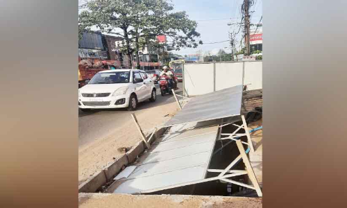 ദേശീയപാതയിൽ അപകടക്കെണി ദേശീയപാതയിൽ അപകടക്കെണി