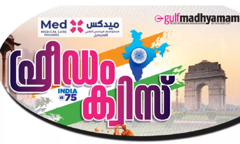 മെഡക്സ്-ഗൾഫ് മാധ്യമം സ്വാതന്ത്ര്യദിന ക്വിസ്: എബെൽ സാബു ഇന്നത്തെ വിജയി