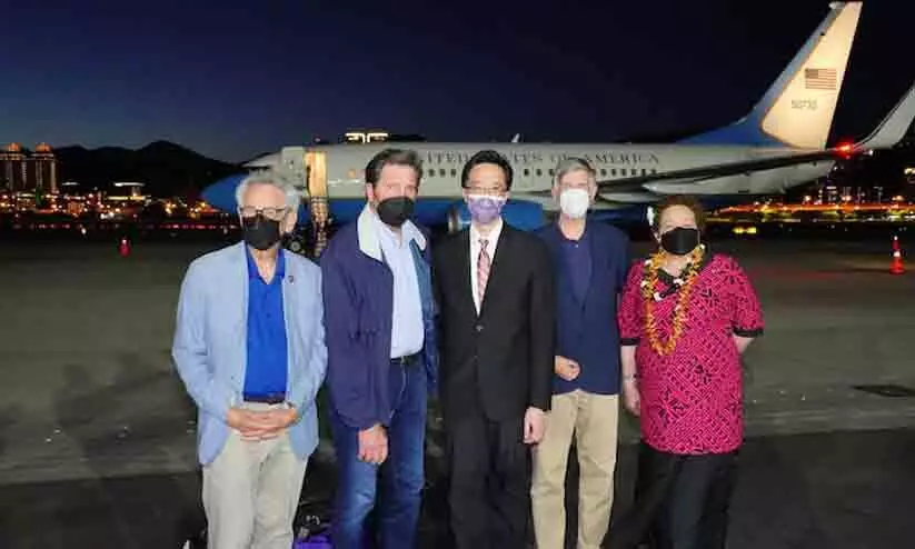 നാൻസി പെലോസിക്ക് പിന്നാലെ കൂടുതൽ പ്രതിനിധി സംഘങ്ങൾ തായ്‍വാനിലേക്ക്