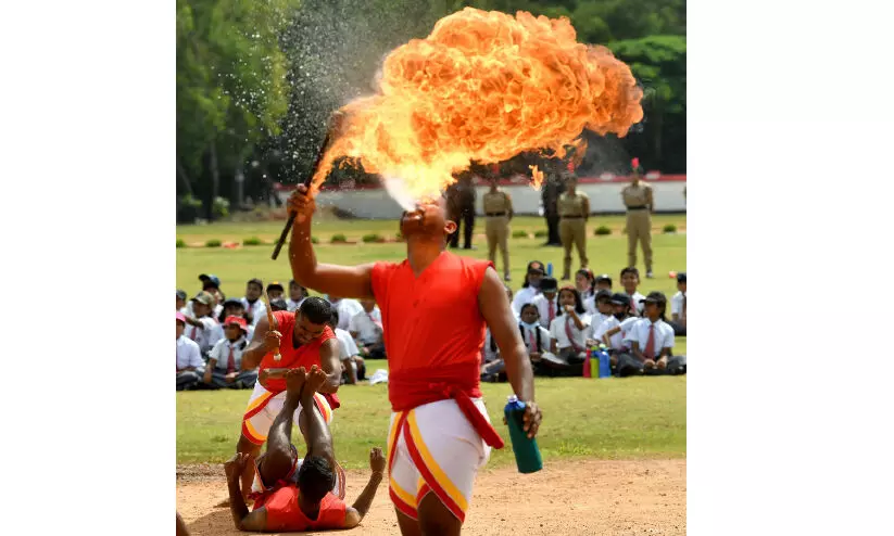സ്വാതന്ത്ര്യദിനം ആഘോഷത്തുടക്കം; പഴുതടച്ച സുരക്ഷ സ്വാതന്ത്ര്യദിനം ആഘോഷത്തുടക്കം; പഴുതടച്ച സുരക്ഷ