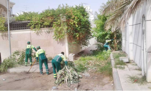 ബോഷറിൽ ശുചീകരണ പ്രവർത്തനങ്ങൾ