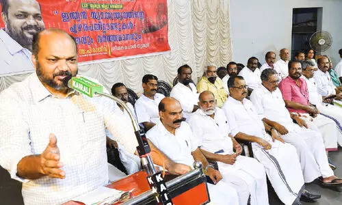 വർഗീയവാദികൾക്കൊപ്പം കോൺഗ്രസ് ചേർന്നതാണ് ബി.ജെ.പിക്ക് വഴിയൊരുക്കിയത്- മന്ത്രി പി. രാജീവ്