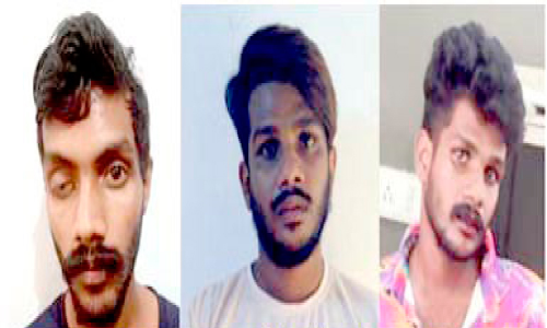 യുവാവിനെ വെട്ടിക്കൊലപ്പെടുത്താൻ ശ്രമിച്ച കേസിൽ മൂന്നുപേർ പിടിയിൽ