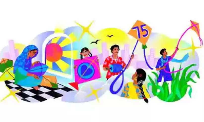 Google Celebrates Indias Independence Day With Eye-Catching Kites Doodle