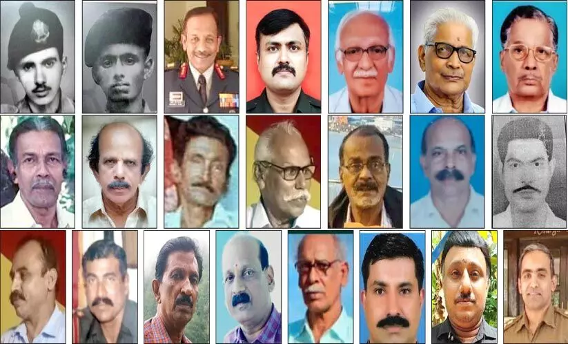 രാജ്യത്തിന് കാവലിരുന്ന് ചോനാംകണ്ടത്തിൽ കുടുംബം രാജ്യത്തിന് കാവലിരുന്ന് ചോനാംകണ്ടത്തിൽ കുടുംബം