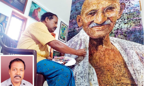 സ്വാതന്ത്ര്യത്തിന്റെ ചരിത്രരേഖകളിലൂടെ ഛായാചിത്രം; ദേവസ്യ ദേവഗിരിയുടെ ഗാന്ധിസ്മൃതി ശ്രദ്ധേയം