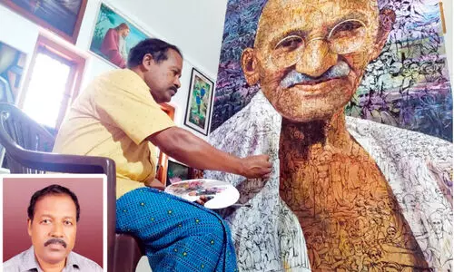 സ്വാതന്ത്ര്യത്തിന്റെ ചരിത്രരേഖകളിലൂടെ ഛായാചിത്രം; ദേവസ്യ ദേവഗിരിയുടെ ഗാന്ധിസ്മൃതി ശ്രദ്ധേയം