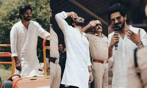 Dulquer Salmaan celebrates Independence Day with Cyberabad Police, video Viral