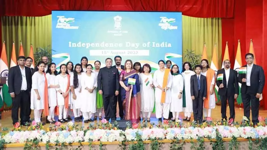 വൈ​വി​ധ്യ​മാ​ർ​ന്ന പ​രി​പാ​ടി​ക​ളോടെ സ്വാ​ത​ന്ത്ര്യ​ദി​നാ​ഘോ​ഷം