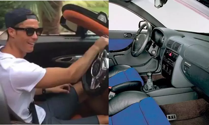 The normal car Cristiano Ronaldo drove when he earned