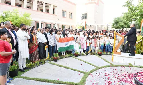 സ്വാ​ത​ന്ത്ര്യ​ത്തി​​ന്റെ ആ​ഘോ​ഷ​നി​റ​വി​ൽ ഇ​ന്ത്യ​ൻ സ​മൂ​ഹം