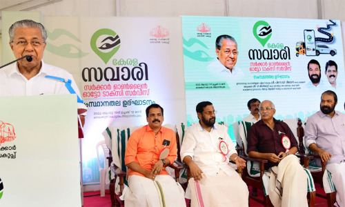 രാജ്യത്തിനാകെ മാതൃകയാണ് കേരള സവാരി പദ്ധതിയെന്ന് മുഖ്യമന്ത്രി