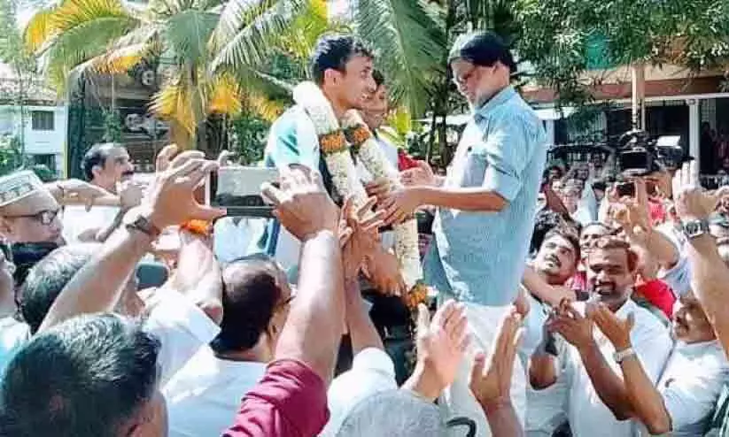 അബ്ദുല്ല അബൂബക്കറിന് നാടിന്റെ വരവേൽപ്