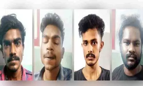 വീട്ടിലേക്ക് പെട്രോൾ ബോംബെറിഞ്ഞ സംഭവത്തിൽ നാലുപേർ അറസ്റ്റിൽ