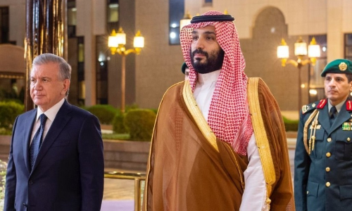 സൗദി കിരീടാവകാശിയും ഉസ്​ബകിസ്​താൻ പ്രസിഡന്‍റും ചർച്ച നടത്തി