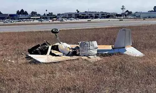 കാലിഫോർണിയയിൽ റൺവേയിൽ ഇറങ്ങവെ വിമാനങ്ങൾ കൂട്ടിയിടിച്ചു