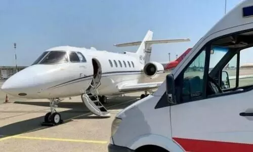 സൗദിയുടെ ആദ്യ അന്താരാഷ്ട്ര എയർ ആംബുലൻസ് ദൗത്യം; സ്വദേശി വനിതയെ ജോർജിയയിൽനിന്ന് റിയാദിലെത്തിച്ചു