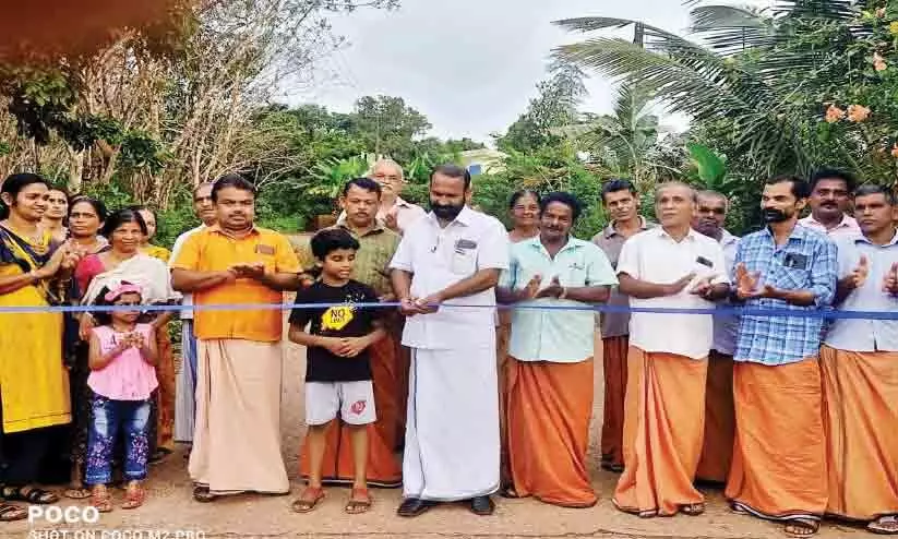 ആനക്കല്ല് ചേമന്തോട് കോൺക്രീറ്റ് റോഡ് ഉദ്ഘാടനം