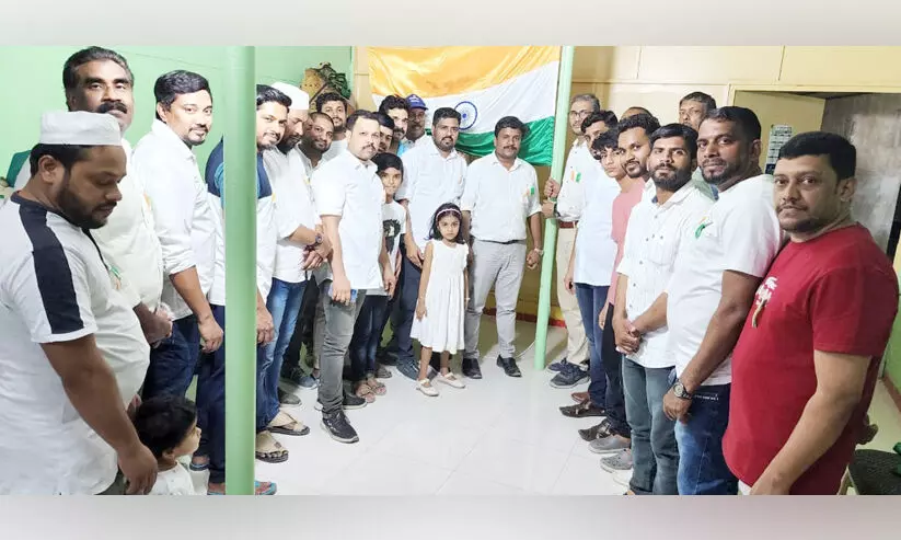 അൽഖർജ് കെ.എം.സി.സി സ്വാതന്ത്ര്യദിനം ആഘോഷിച്ചു