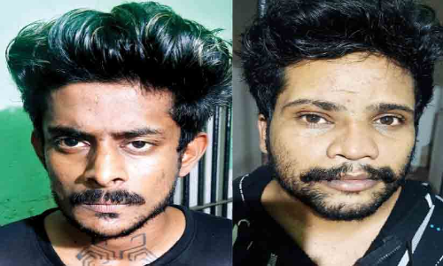 വി​മാ​ന​മാ​ർ​ഗം കേ​ര​ള​ത്തി​ലേ​ക്ക് ല​ഹ​രി​മ​രു​ന്ന് ക​ട​ത്തി​യ ര​ണ്ട് യു​വാ​ക്ക​ൾ അ​റ​സ്റ്റി​ൽ