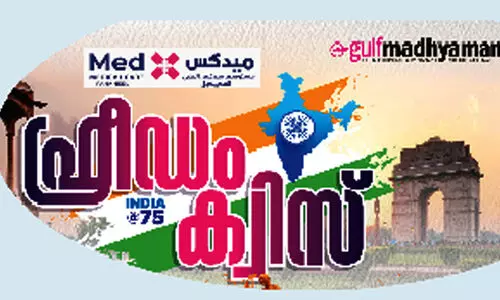 മെ​ഡ​ക്സ് - ഗ​ൾ​ഫ് മാ​ധ്യ​മം സ്വാ​ത​ന്ത്ര്യ ദി​ന ക്വി​സ്