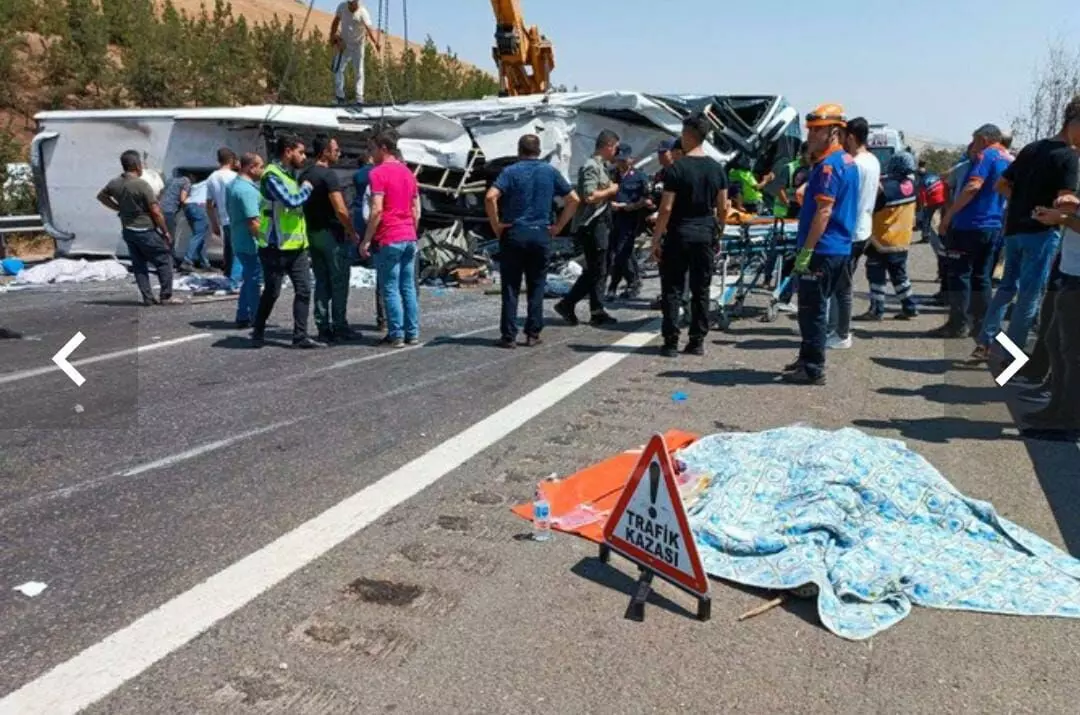 തുർക്കിയിൽ സൗദി വിനോദയാത്രാസംഘത്തിന്റെ ബസ് മറിഞ്ഞ് നാലുപേർക്ക് പരിക്ക് തുർക്കിയിൽ സൗദി വിനോദയാത്രാസംഘത്തിന്റെ ബസ് മറിഞ്ഞ് നാലുപേർക്ക് പരിക്ക്