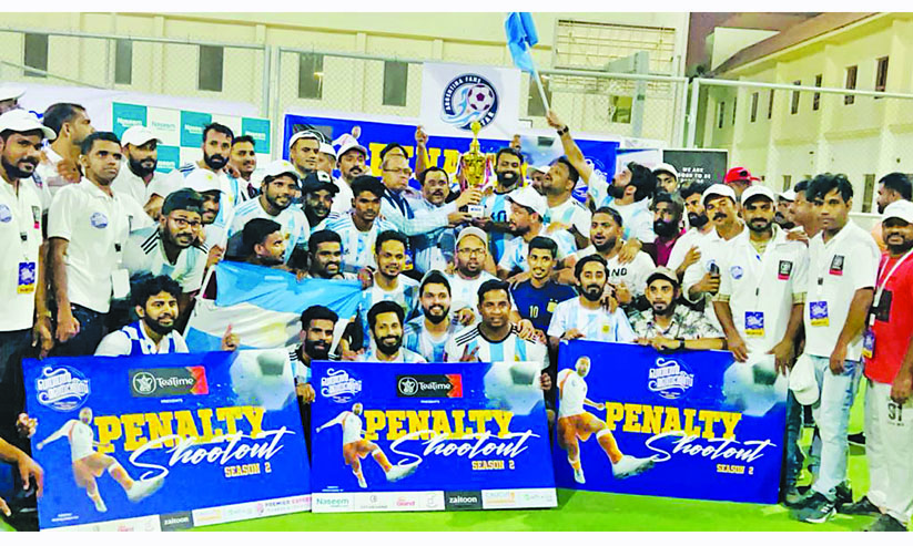 ഖത്തർ മലയാളീസ്​ പെനാൽറ്റിഷൂട്ടൗട്ട്​; അർജന്‍റീന ഫാൻസ്​ ജേതാക്കൾ