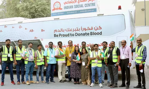 ഇ​ന്ത്യ​ൻ സോ​ഷ്യ​ൽ സെ​ന്‍റ​ർ ര​ക്ത​ദാ​ന ക്യാ​മ്പ്‌