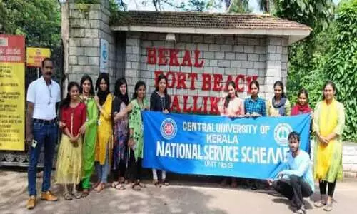 തീ​ര​പ്ര​ദേ​ശം ശു​ചീ​ക​രി​ച്ച് വി​ദ്യാ​ർ​ഥി​ക​ള്‍