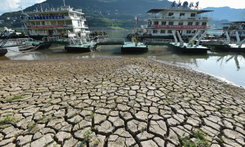 വറ്റിവരണ്ട് ഏഷ്യയിലെ ഏറ്റവും വലിയ നദി; കടുത്ത പ്രതിസന്ധിയിൽ ചൈന