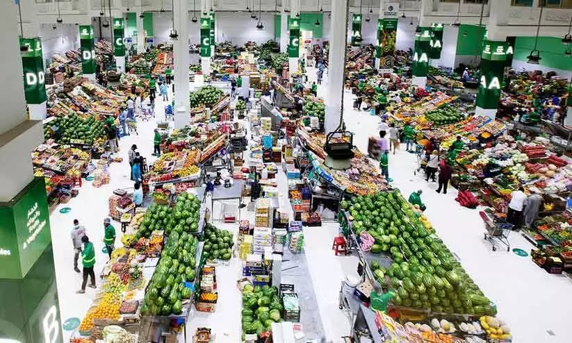 ബുർജ് ഖലീഫക്കും മേലെ വാട്ടർഫ്രണ്ട് മാർക്കറ്റ്