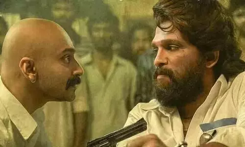 Allu Arjun and Fahad Faasil Movie Pushpa 2 The Rule kick off puja ceremony