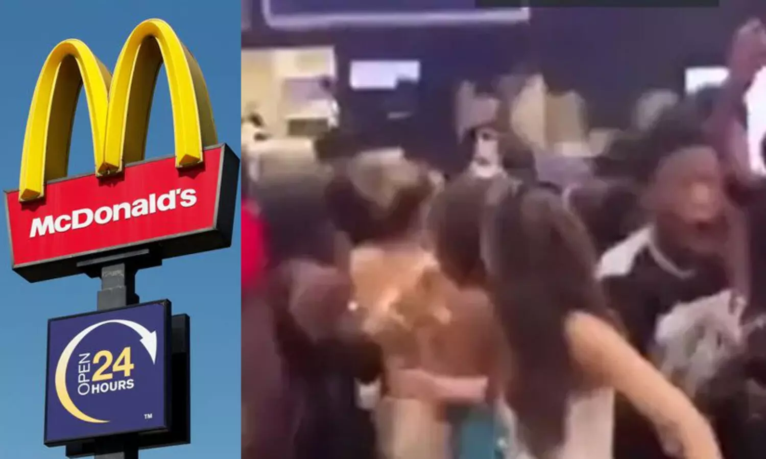 ഇതെന്ത് ചലഞ്ച്...! മക്ഡൊണാൾഡ്സിൽ ഇരച്ചെത്തി കൗമാരക്കാർ; ബർഗറും പാനീയങ്ങളുമായി മുങ്ങി -വിഡിയോ വൈറൽ