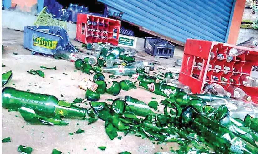 ലഹരിക്കടിപ്പെട്ട യുവാവ് കടയിൽ അക്രമം നടത്തിയതായി പരാതി