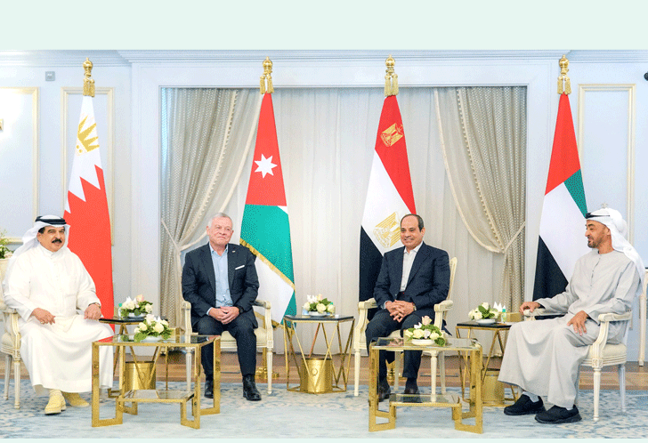 സഹകരണം ശക്തമാക്കാൻ പഞ്ചരാഷ്ട്ര അറബ് ഉച്ചകോടിയിൽ ധാരണ