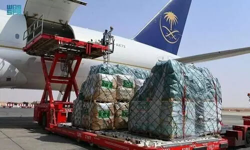 സ​ഹാ​യ​വു​മാ​യി സൗ​ദി വി​മാ​നങ്ങൾ ഖ​ർ​ത്തൂ​മി​ലെ​ത്തി