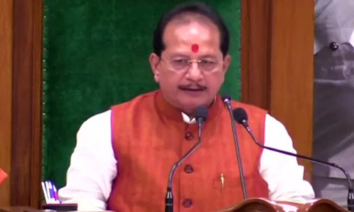 അവിശ്വാസ വോട്ടെടുപ്പിന് മുമ്പ് ബിഹാർ സ്പീക്കർ വിജയ്കുമാർ സിൻഹ രാജിവെച്ചു