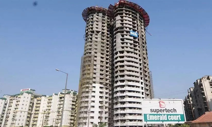 Supertechs twin tower Noida