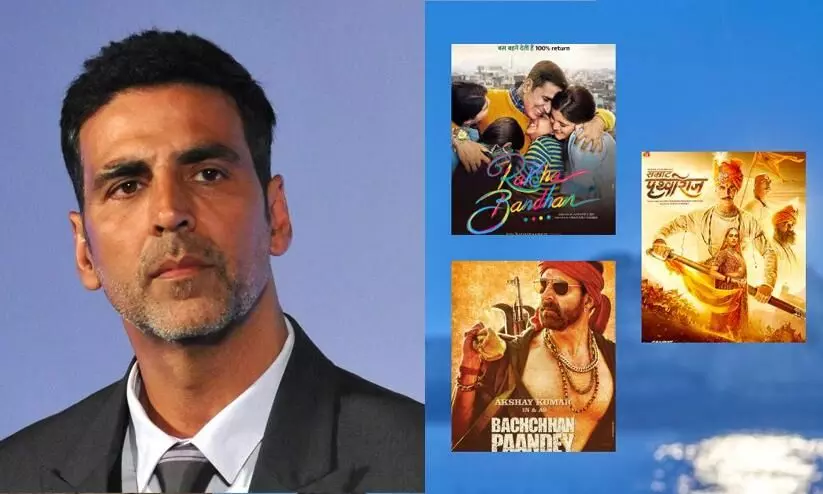 നഷ്ടക്കണക്കിൽ 1000 കോടി ക്ലബിൽ ബോളിവുഡ്; പകുതിയും അക്ഷയ്കുമാർ സിനിമകൾ കാരണം