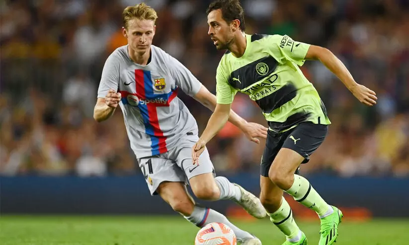 ബാഴ്സ 3 സിറ്റി 3; സൗഹൃദം സമനിലയിൽ