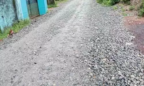 ഈ റോഡിലൂടെ കാല്‍നടയാത്ര പോലും ദുരിതം