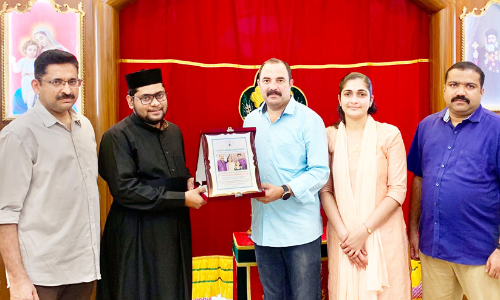 സജു തോമസിന് യാത്രയയപ്പ് നൽകി