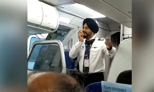 പഞ്ചാബിയിൽ അറിയിപ്പ്; വിമാനത്തിൽ യാത്രക്കാരെ രസിപ്പിച്ച പൈലറ്റിന്‍റെ വിഡിയോ വൈറൽ