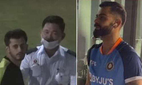 കോഹ്​ലിക്കൊപ്പം ചിത്രമെടുക്കണമെന്ന്​ പാകിസ്താ​നി ആരാധകൻ, പറ്റില്ലെന്ന്​ സെക്യൂരിറ്റി; പിന്നീട്​ സംഭവിച്ചത്​...