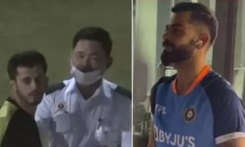 കോഹ്​ലിക്കൊപ്പം ചിത്രമെടുക്കണമെന്ന്​ പാകിസ്താ​നി ആരാധകൻ, പറ്റില്ലെന്ന്​ സെക്യൂരിറ്റി; പിന്നീട്​ സംഭവിച്ചത്​...