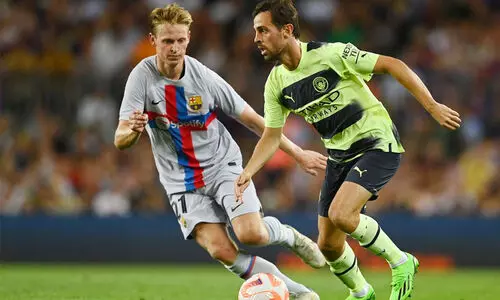 ബാഴ്സ 3 സിറ്റി 3; സൗഹൃദം സമനിലയിൽ