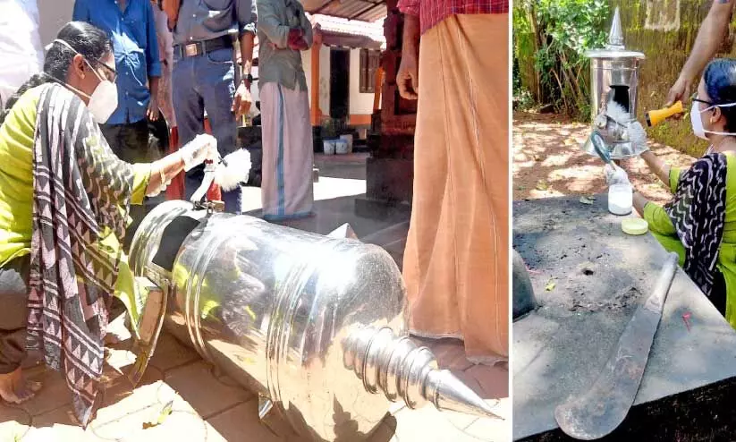 ക്ഷേത്രത്തിൽ അഴിഞ്ഞാടി മോഷ്ടാക്കൾ