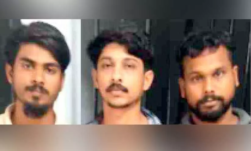 പൊലീസുകാരെ ആക്രമിച്ച മൂന്നുപേർ അറസ്റ്റിൽ പൊലീസുകാരെ ആക്രമിച്ച മൂന്നുപേർ അറസ്റ്റിൽ