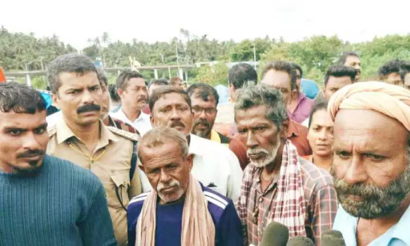 മത്സ്യബന്ധനത്തിനിടെ കാണാതായ തൊഴിലാളികൾ തിരിച്ചെത്തി